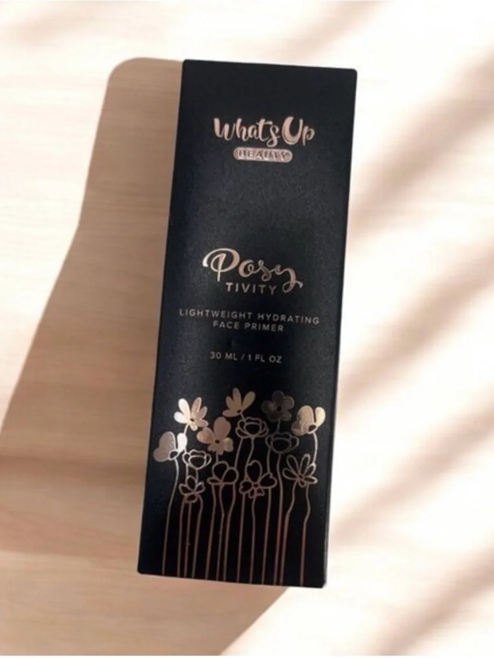 Whats Up Beauty Posy-tivity Hydrating Face Primer Niacinamide Grip 1oz NIB